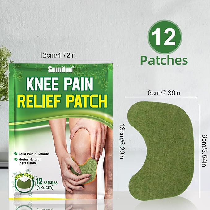 Sumifun Knee Pain Relief Patches ( Pack of 12 )