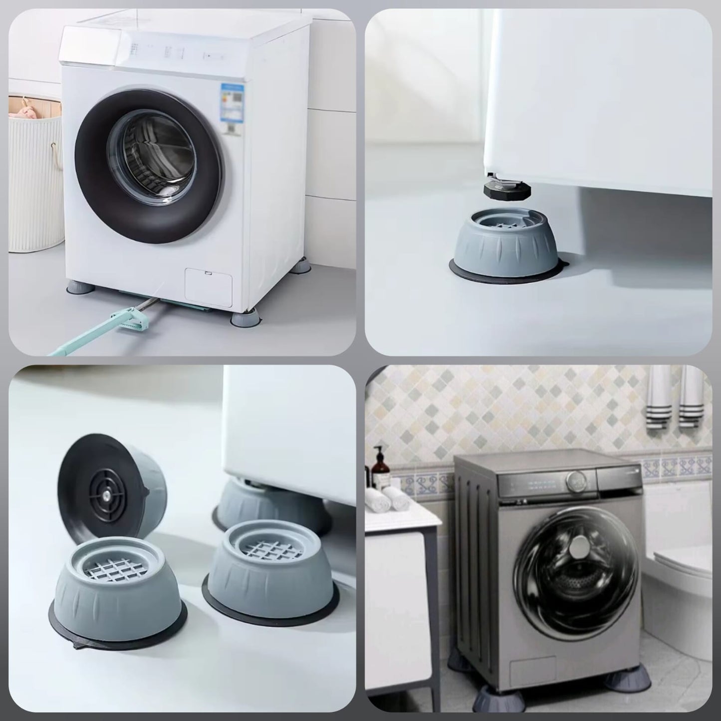 Anti Vibration Pads For Washing Machine Feet 4 Pcs