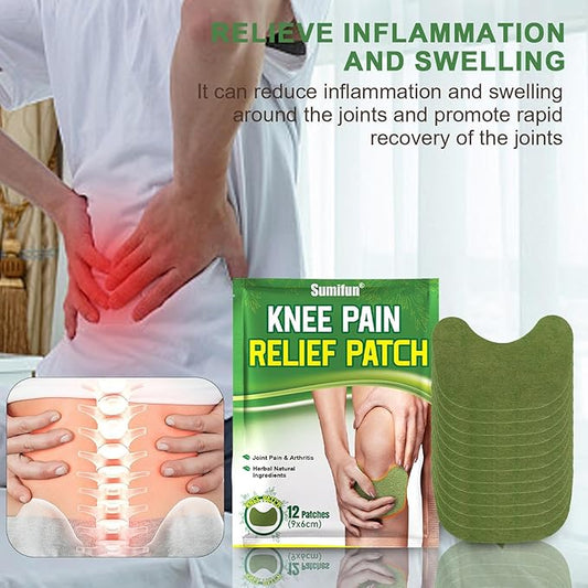 Sumifun Knee Pain Relief Patches ( Pack of 12 )