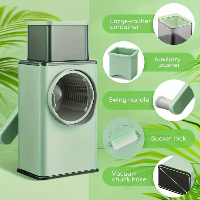 3 in 1 Multi Function Vegetable Cutter Stainless Steel Panel