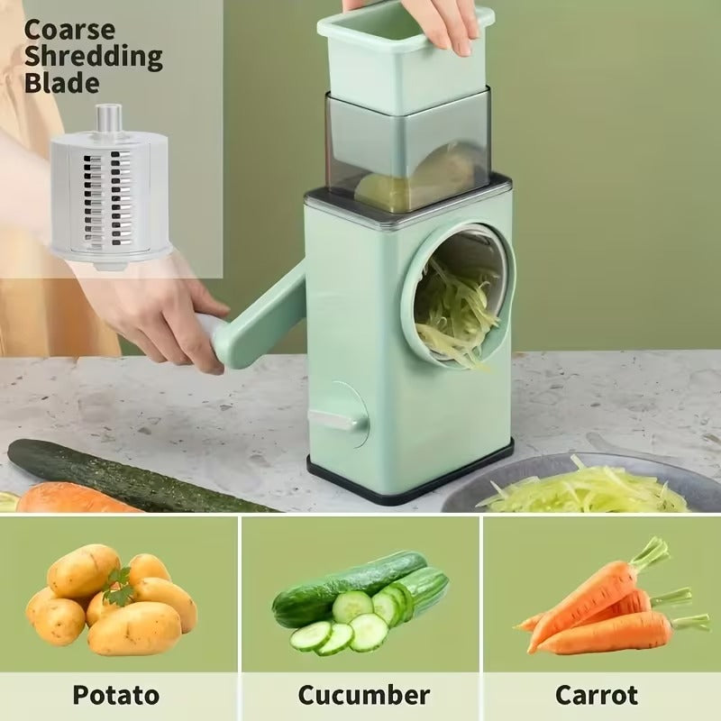 3 in 1 Multi Function Vegetable Cutter Stainless Steel Panel